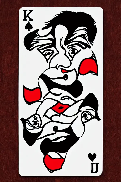 Prompt: Joker playing card