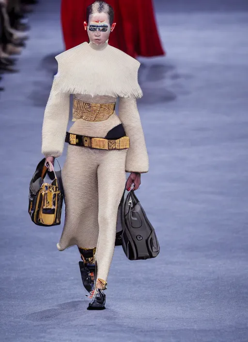 Image similar to hyperrealistic and heavy detailed balenciaga runway show of star wars, leica sl 2 5 0 mm, vivid color, high quality, high textured, real life