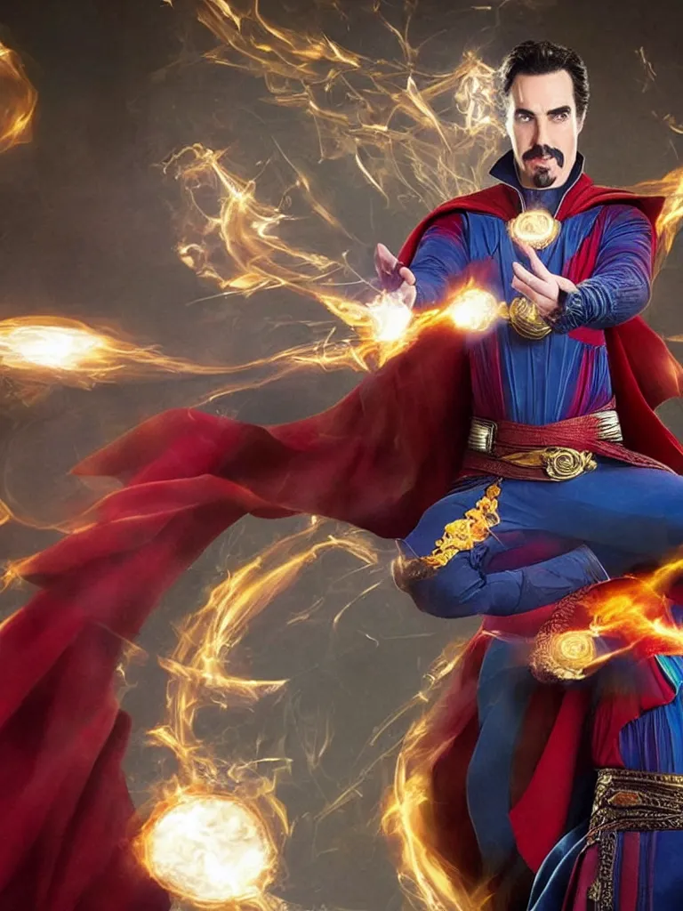 Image similar to Sacha Baron Cohen as Doctor Strange