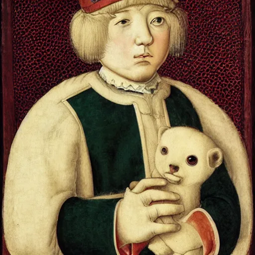 Prompt: portrait of a baby harp seal dressed as italian nobleman, sandro bottecelli, 1 4 5 0