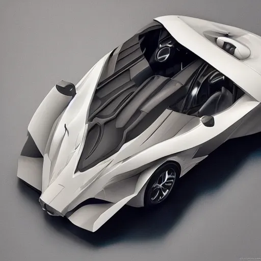 Image similar to khyzyl saleem car : medium size: 7, u, x, y, o medium size form panels: motherboard medium size forms : zaha hadid architecture big size forms: brutalist medium size forms: sci-fi futuristic setting: Ash Thorp car: ultra realistic phtotography, keyshot render, octane render, unreal engine 5 render , high oiled liquid glossy specularity reflections, ultra detailed, 4k, 8k, 16k: blade runner 2049 color colors : cinematic, high contrast