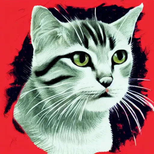 Image similar to Meow Zedong.