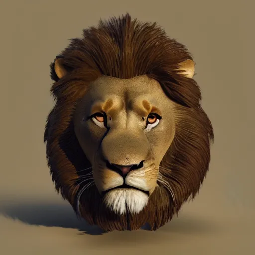 Prompt: A life-size lion made out of jello, zbrush model, weta digital, subsurface scattering, perfect render