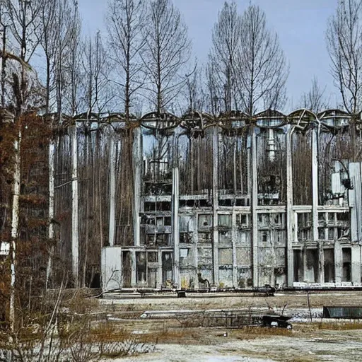 Prompt: Chernobyl, photo from a tourist brochure