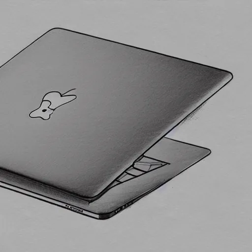 Image similar to early macbook designs concept art by leonardo da vinci, sketch, by wlop, by ilyu kuvshinov, super detailed, unreal engine 5
