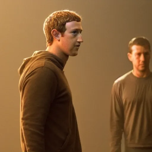 Image similar to mark zuckerberg in blade runner 2 0 4 9