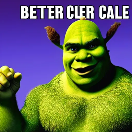 Image similar to Better call shrek