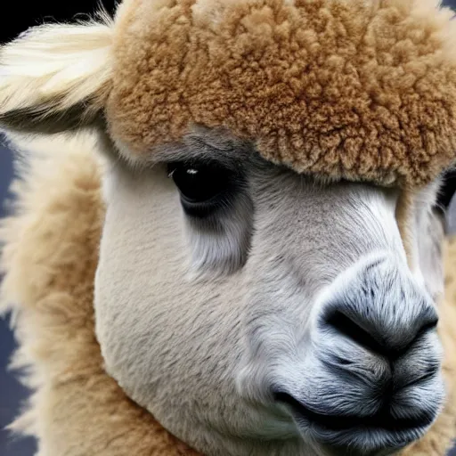 Image similar to donald trump as an alpaca, photorealistic - h 6 4 0