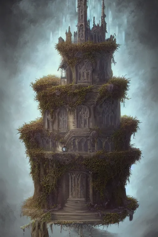 Prompt: a beautiful digital illustration painting of a detailed gothic fantasy toilet paper cake, by benoit b. mandelbrot, steven belledin, martin johnson heade, lee madgwick, caspar david friedrich, and david rios ferreira. 8 k resolution trending on artstation concept art digital illustration