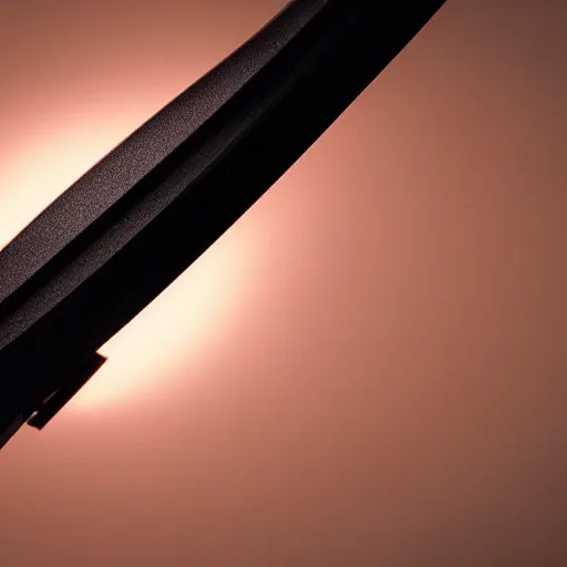 Prompt: tactical knife, glow, reflection, wide angle, red epic 4 k