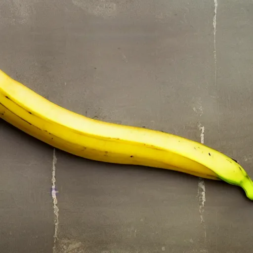 Prompt: a very long banana
