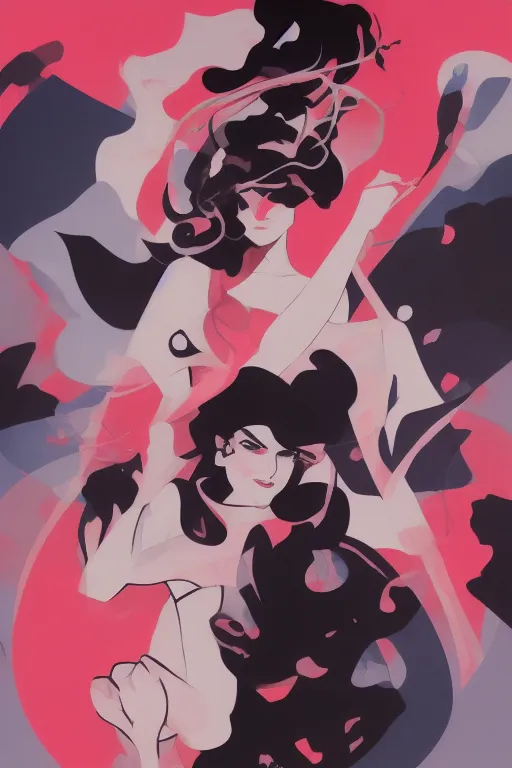 Image similar to empowering female artwork by sho murase