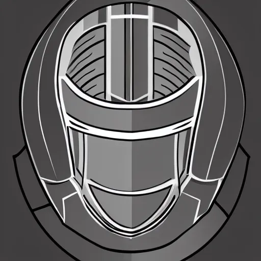 Prompt: knight helmet, vector, detailed, style of hydro74