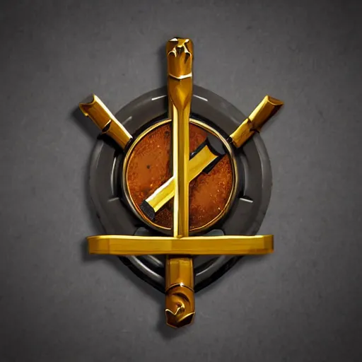 Prompt: Logo with cross and swords for the pub of the beer lover crusaders order , graph design, typographic, digital painting, artstation, concept art, smooth, sharp focus, illustration, artstation trending, octane render, unreal engine