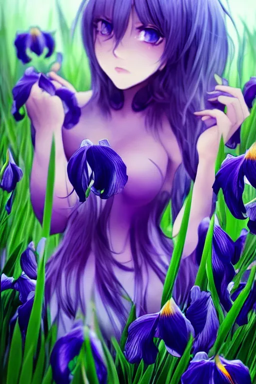 Image similar to a catgirl looking at the most beautiful thing in the world, wide irises, this is beautiful, epic composition, hyper detailed, sharp focus, pinterest trending, sense of awe, 4 k, award winning photography