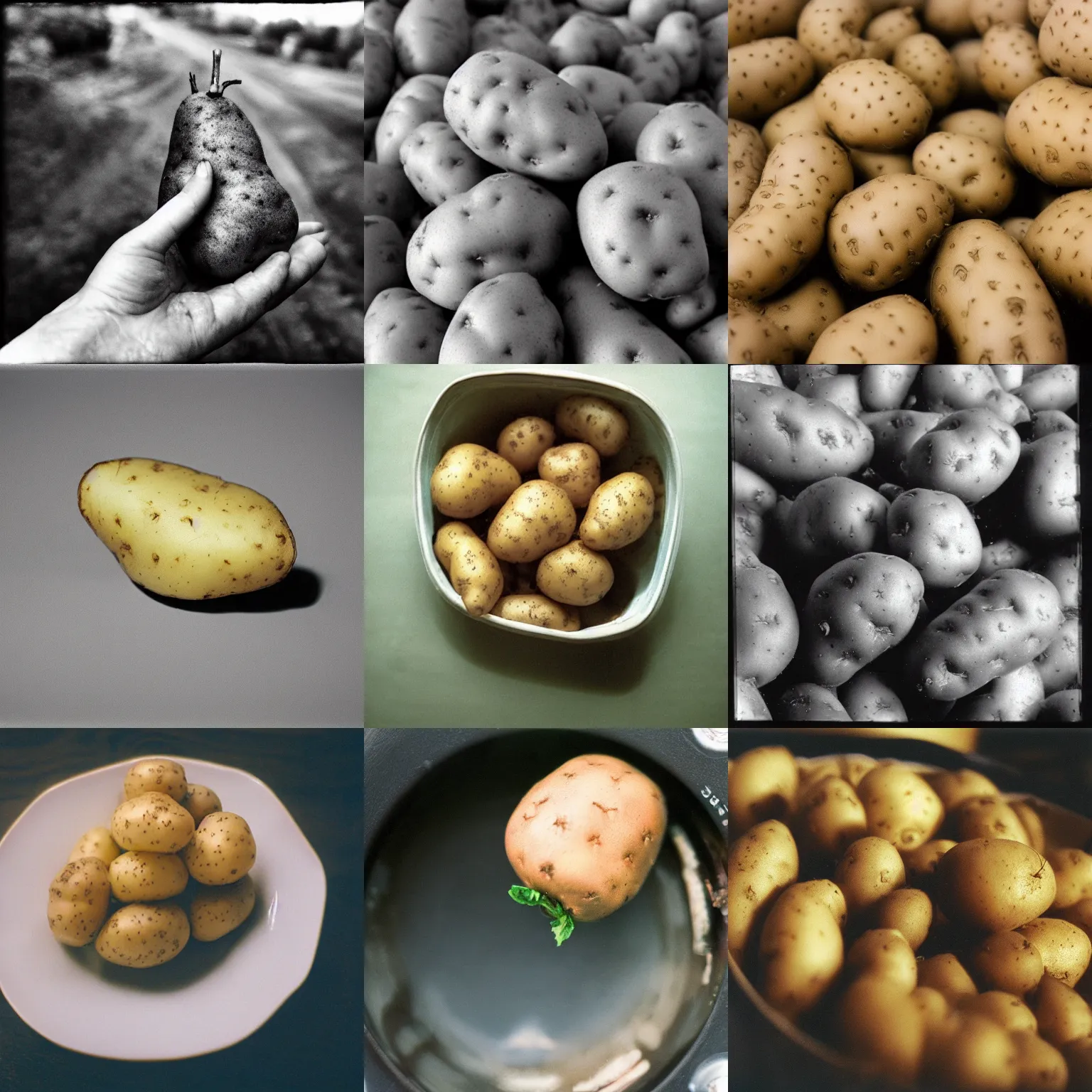 Prompt: Potato, 35mm film