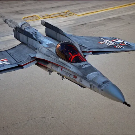 Image similar to x - wing merged with an f - 1 6