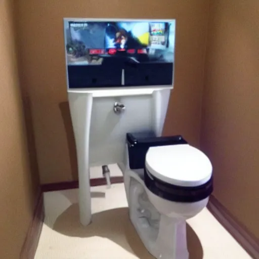 Image similar to gaming toilet