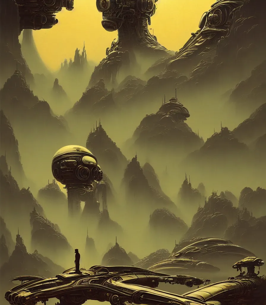 Image similar to exquisite imaginative scifi alien poster art, movie art, cyberpunk, james gurney, james jean, frank frazetta, 8 k, denoised, sharp, crisp, high quality, cinematic wes anderson and hasui kawase and scott listfield sci - fi style hyperrealism