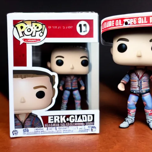 Image similar to erik gadd funko pop