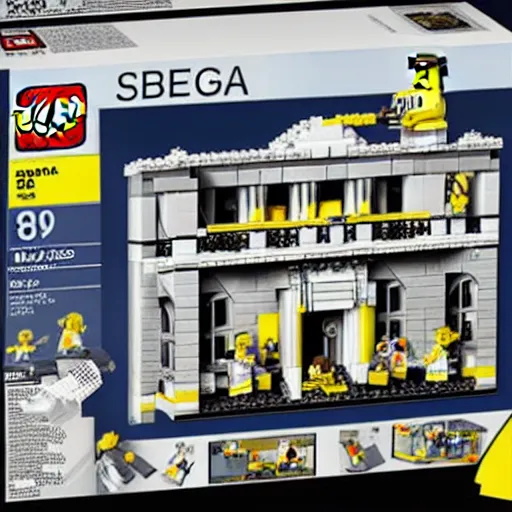 Image similar to Mar-A-Lago FBI raid Lego set