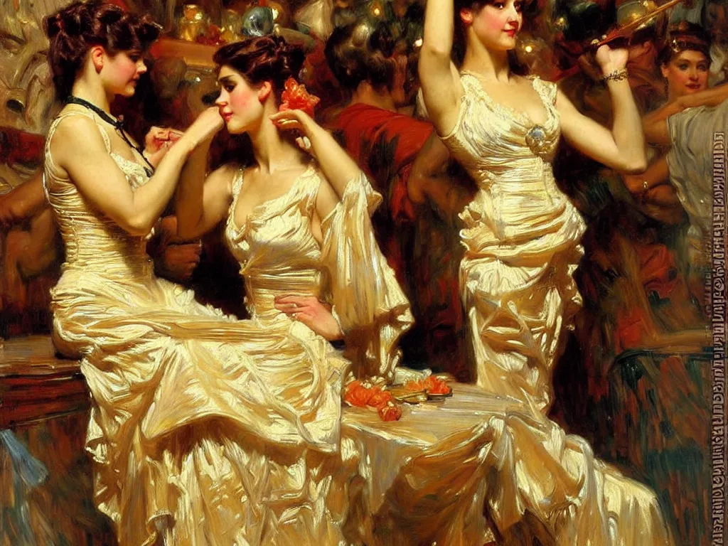 Image similar to highly detailed painting by gaston bussiere, j. c. leyendecker 8 k