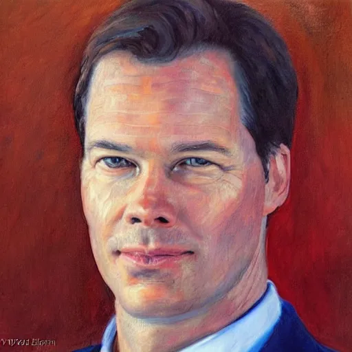 Prompt: “a detailed portrait of Mark Rutte, oil painting by Petrov-Vodkin”