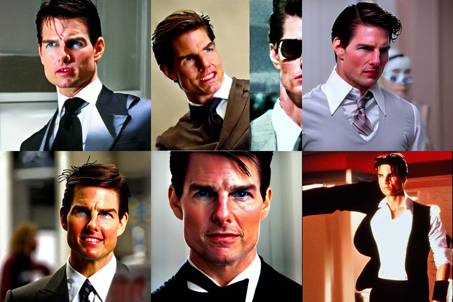 Prompt: tom cruise as patrick bateman from american psycho