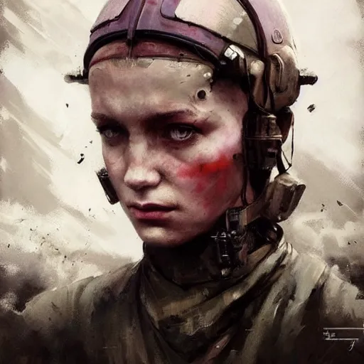 Image similar to tragedy of donbas, colourised, face portrait, epic, tragedy, dramatic, military art, fantasy, dieselpunk, hd shot, digital portrait, beautiful, artstation, comic style, by artgerm, guy denning, jakub rozalski, magali villeneuve and charlie bowater