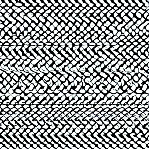 Image similar to a logical pattern, digital art, minimalistic, monochromatic