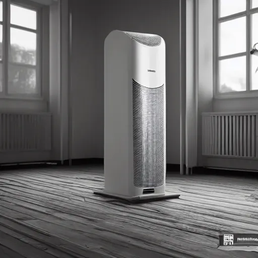 Prompt: photorealistic cinematic of a honeywell air purifier in chernobyl, hyper detailed