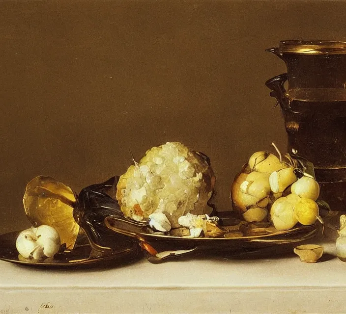 Image similar to still life by willem claesz heda