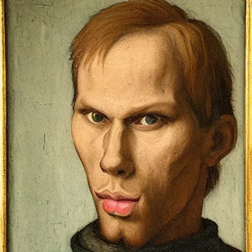 Image similar to A 16th century mannerism painting of Jerma985, portrait of Jerma985, grainy, realistic, very realistic, hyperrealistic, highly detailed, very detailed, extremely detailed, very neat, very epic, very cool, detailed, trending on artstation