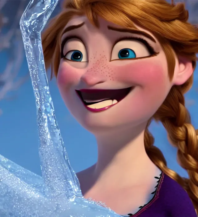 Image similar to frozen, movie still frame, hd, remastered, cinematic lighting