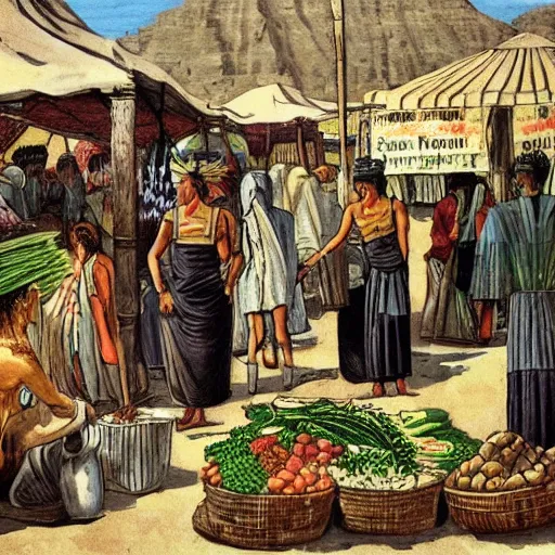 Image similar to ancient egypt farmers market