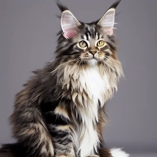 Prompt: A cute maine coon cat 4k