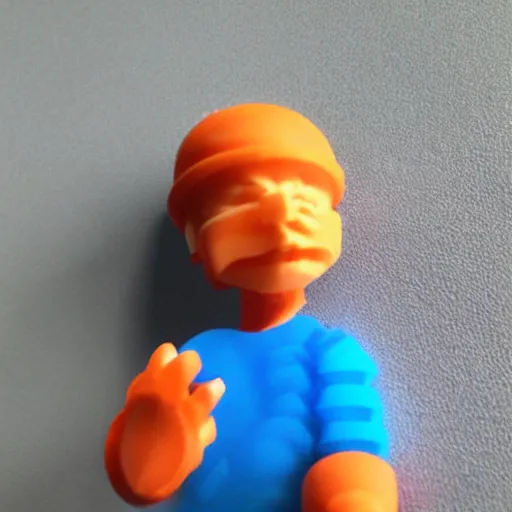 Image similar to a 3d printed toy for my kids, fresh from the printer