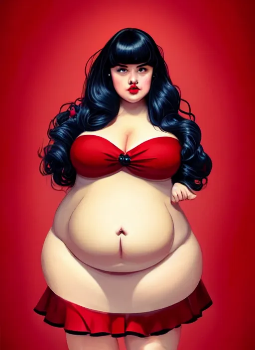 Fat Lingerie 12 - SoJoHello - Digital Art, People & Figures