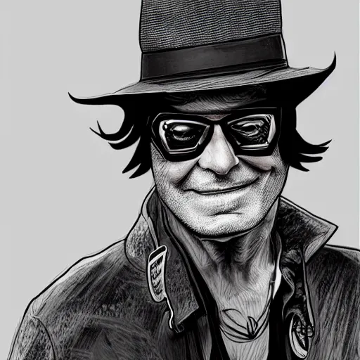 Prompt: super hero udo lindenberg, digital art, high detailed