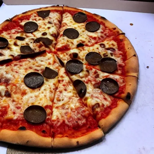 Image similar to bad pizza