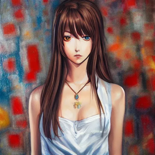 Image similar to malise kurisu, oil painting, cute, hdr, 4 k