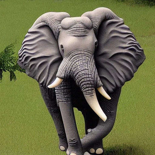 Image similar to angel elephant