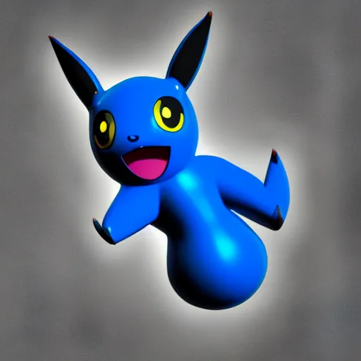 Image similar to 3 d render of an electric type pokemon