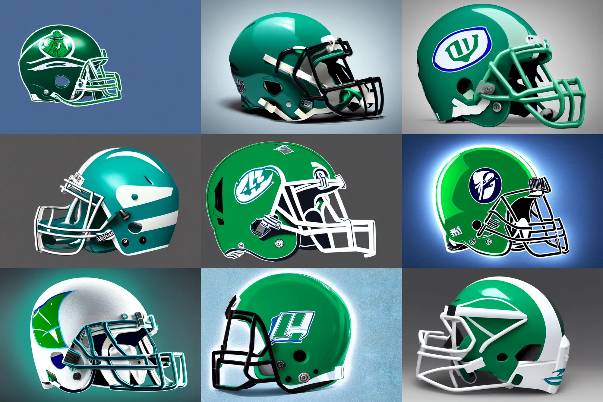 Green Bay Packers helmet, uniform concept design