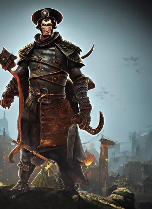 Image similar to Todd Howard in Vermintide 2, gameplay, 8k, HD