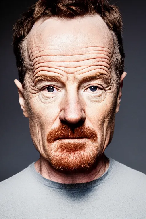 Prompt: Bryan Cranston as Jesse Pinkman, promo shoot, studio lighting