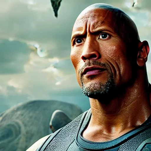 Image similar to Dwayne Johnson in Avatar 4K quality super realistic