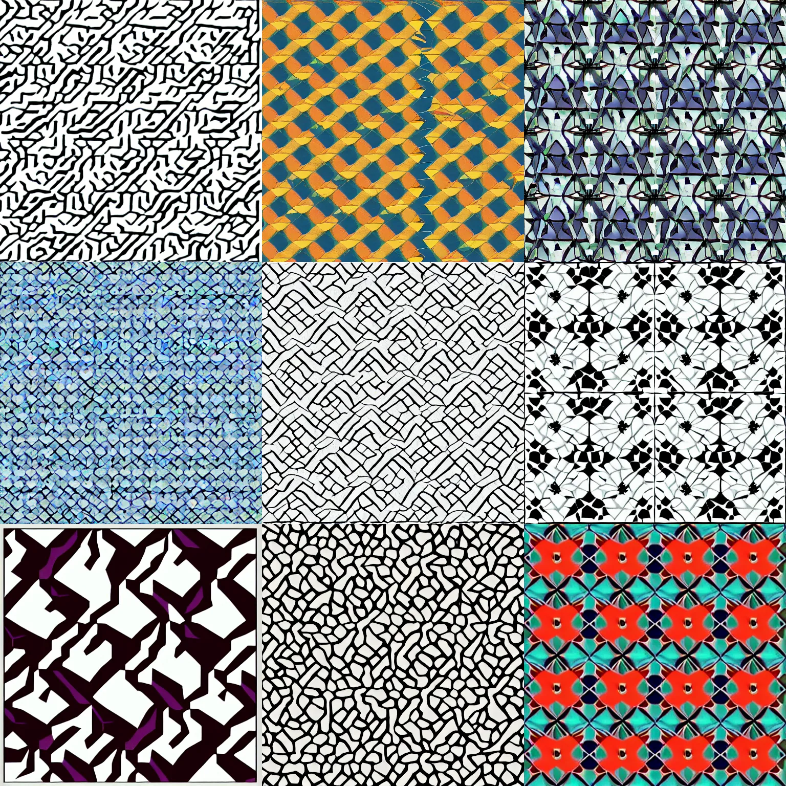 Prompt: tessellating pattern