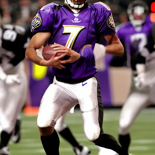 Image similar to chuck clark of the baltimore ravens, winning mvp