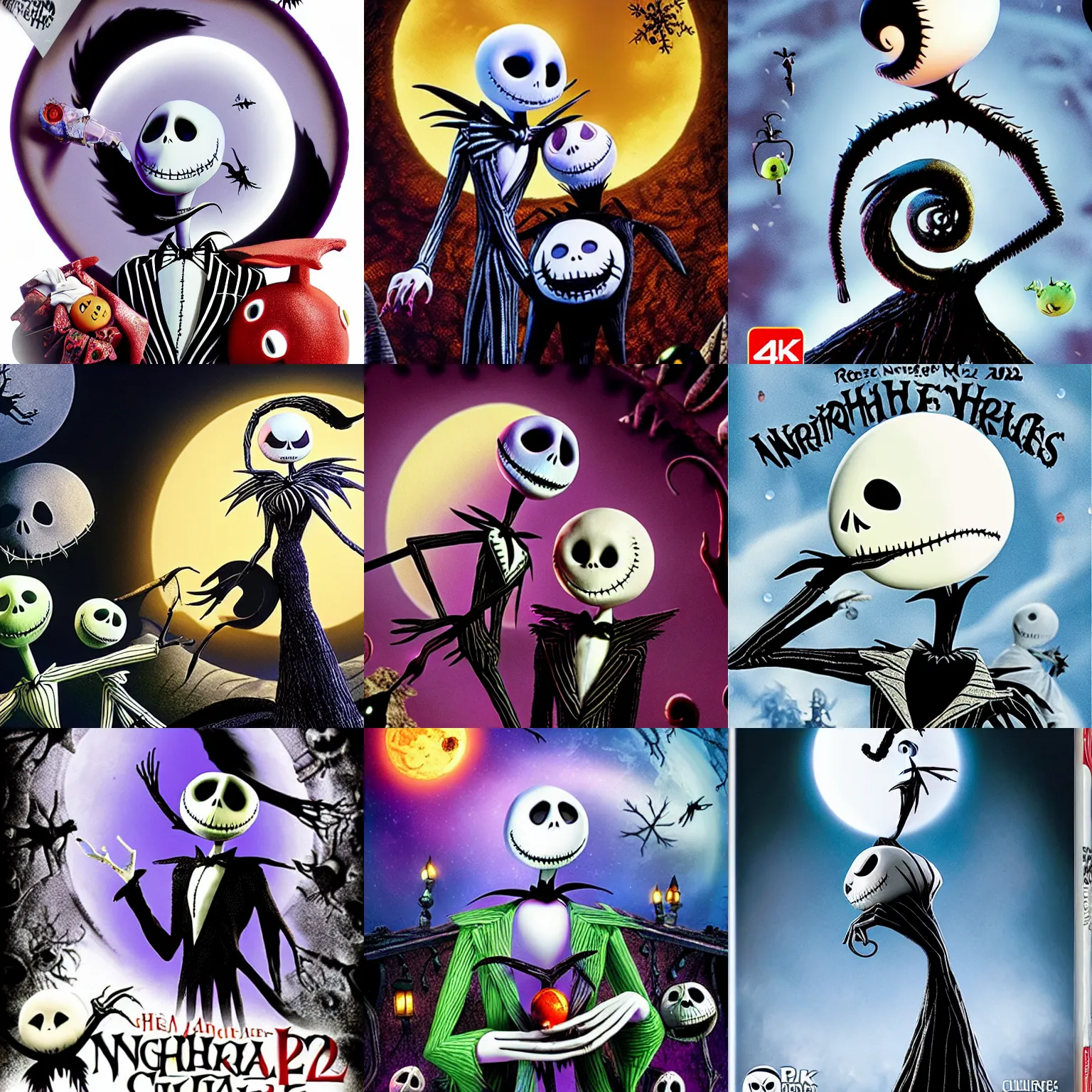 Prompt: Nightmare Before Christmas 2022 rerelease 4K120 HDR